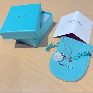 Tiffany & Co. Classic Heart and Key Necklace